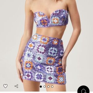 NASTY GAL Bralette & Skirt